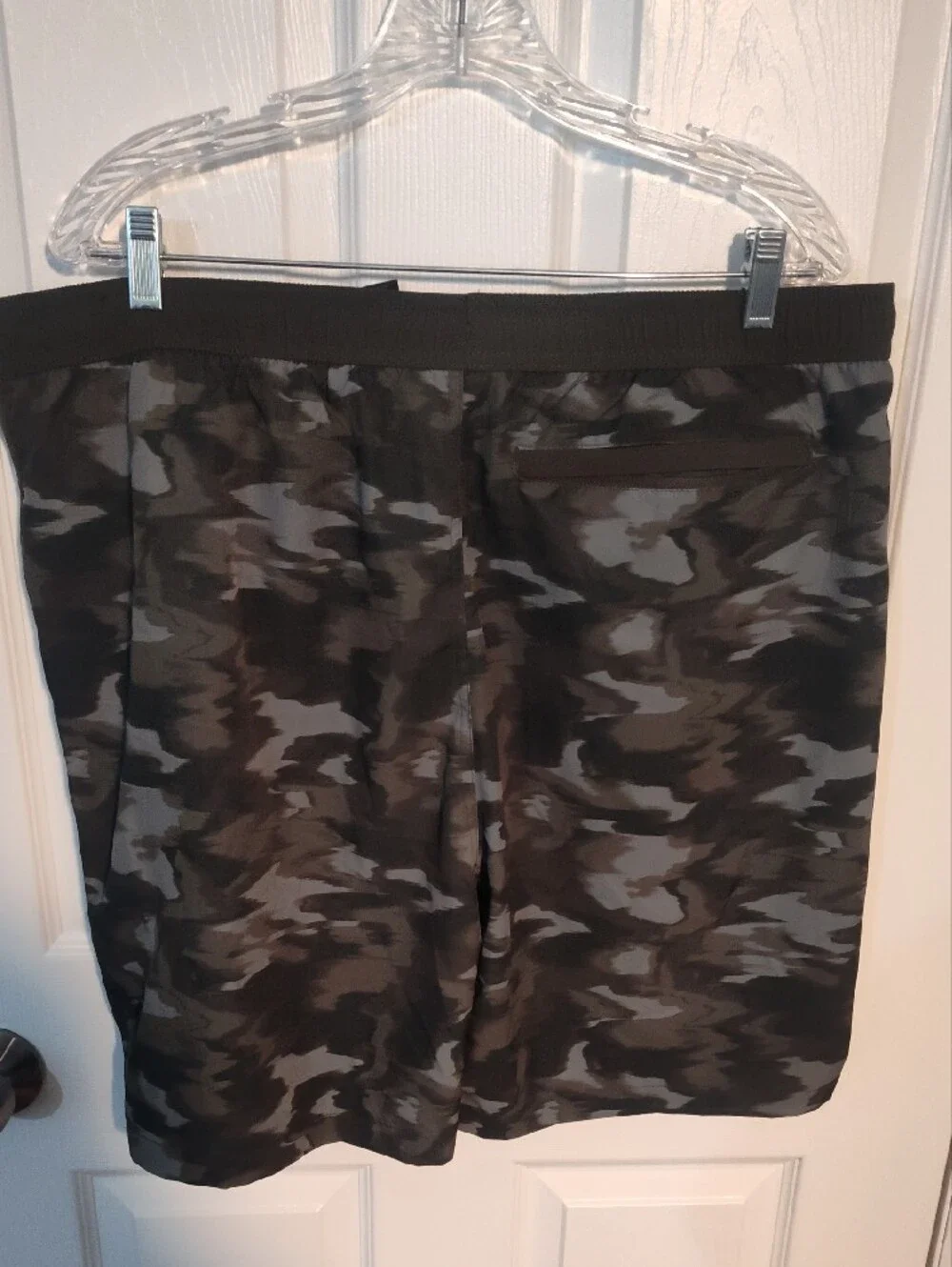 Eddie Bauer Men’s Swim Shorts - Black & Gray Camo